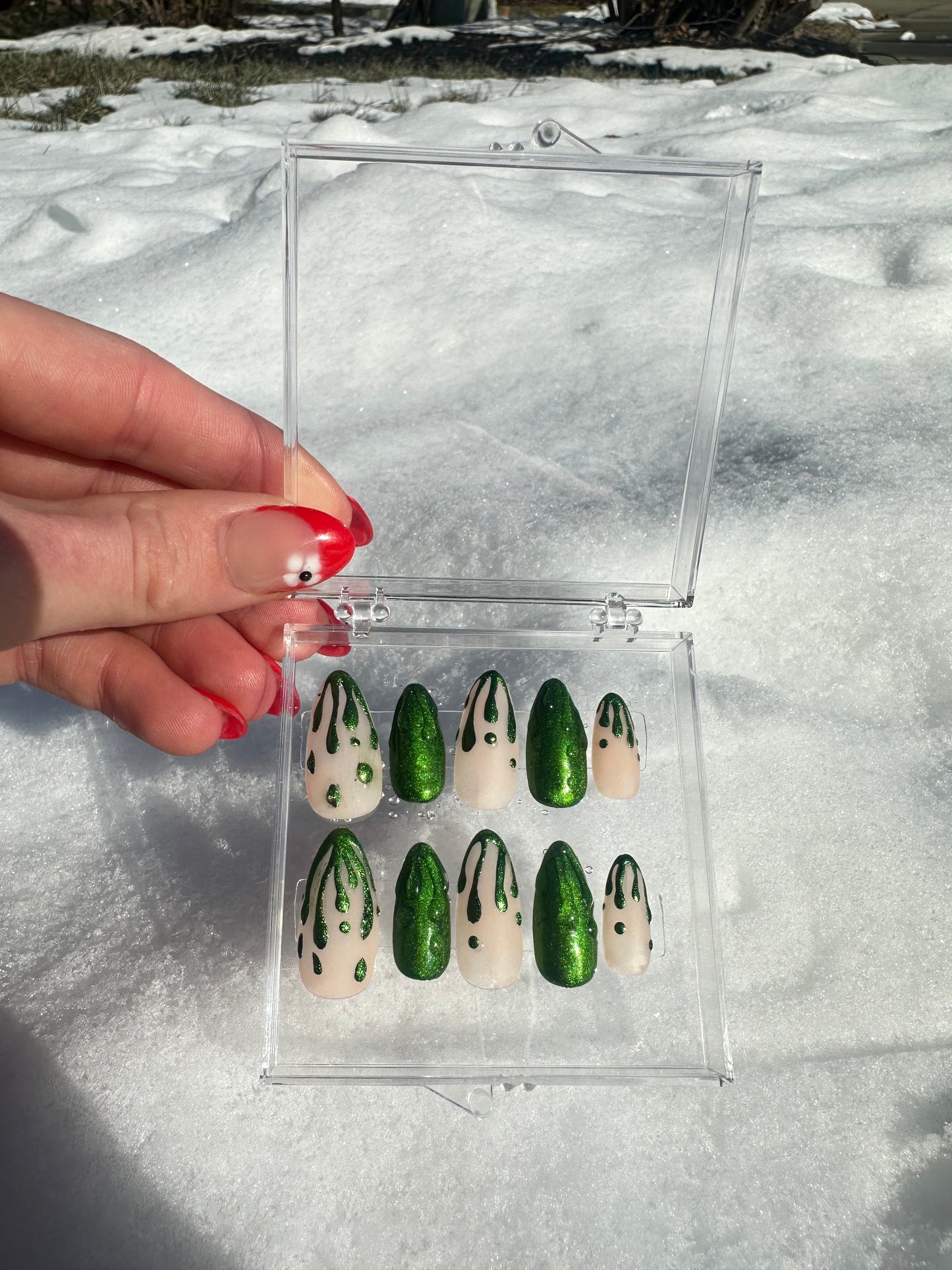 Drip Chrome Press On Set- Customizable!