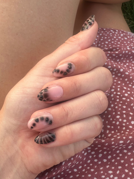 Baddie in Black- Press On Set